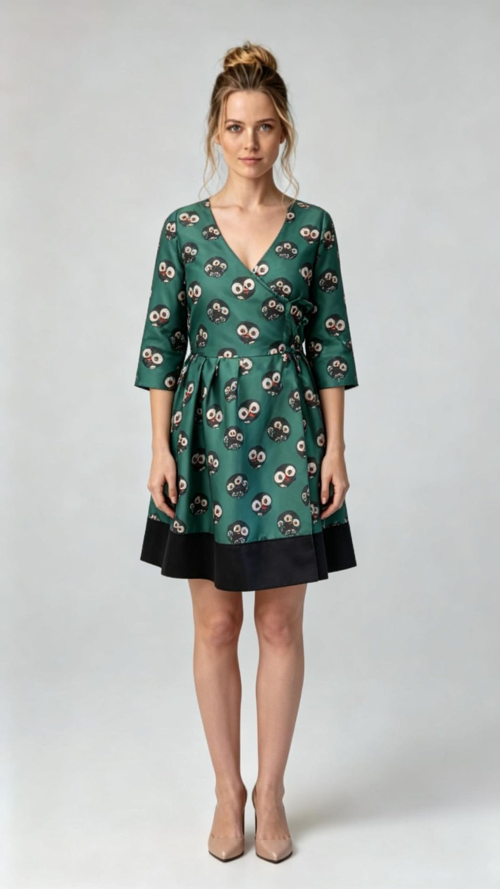 Silk and Wool Blend Dress