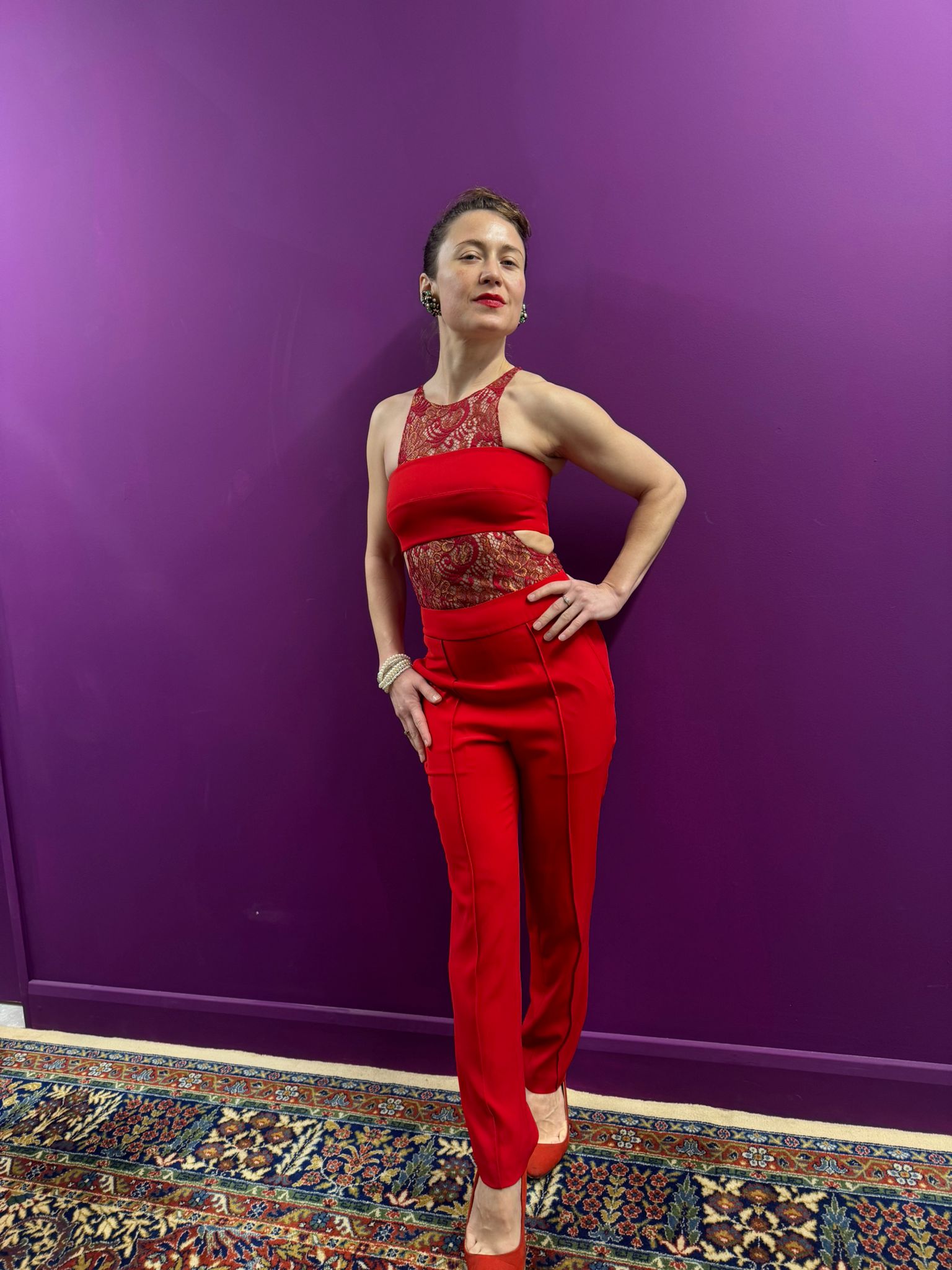 Chinese-embroidered Jumpsuit