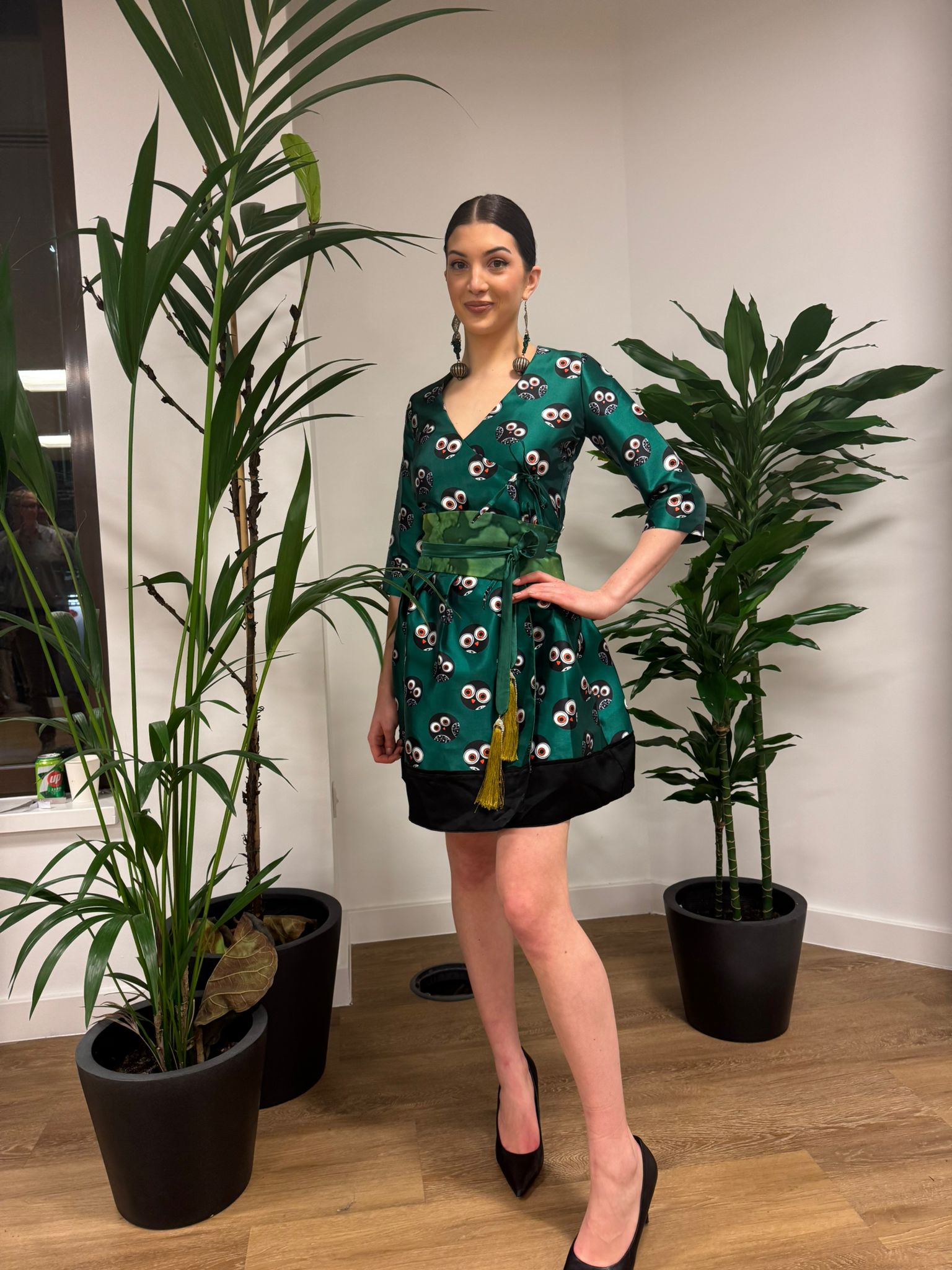 Silk and Wool Blend Dress