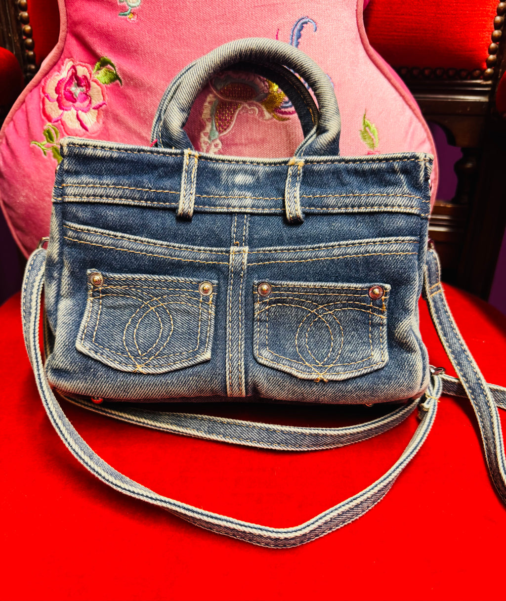 Mini Jeans Fabric Bag