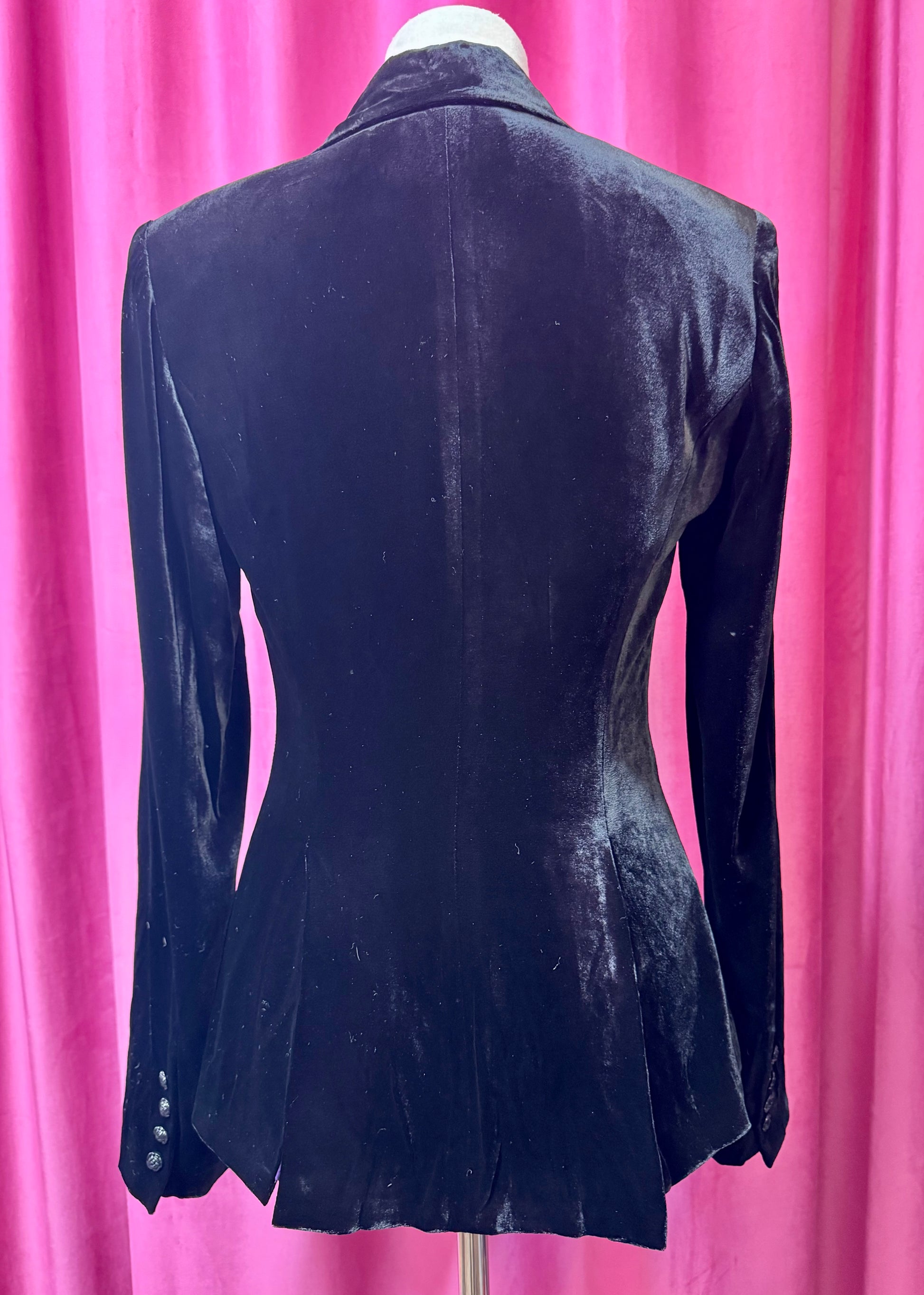 Couture Velvet Jacket ( Black )