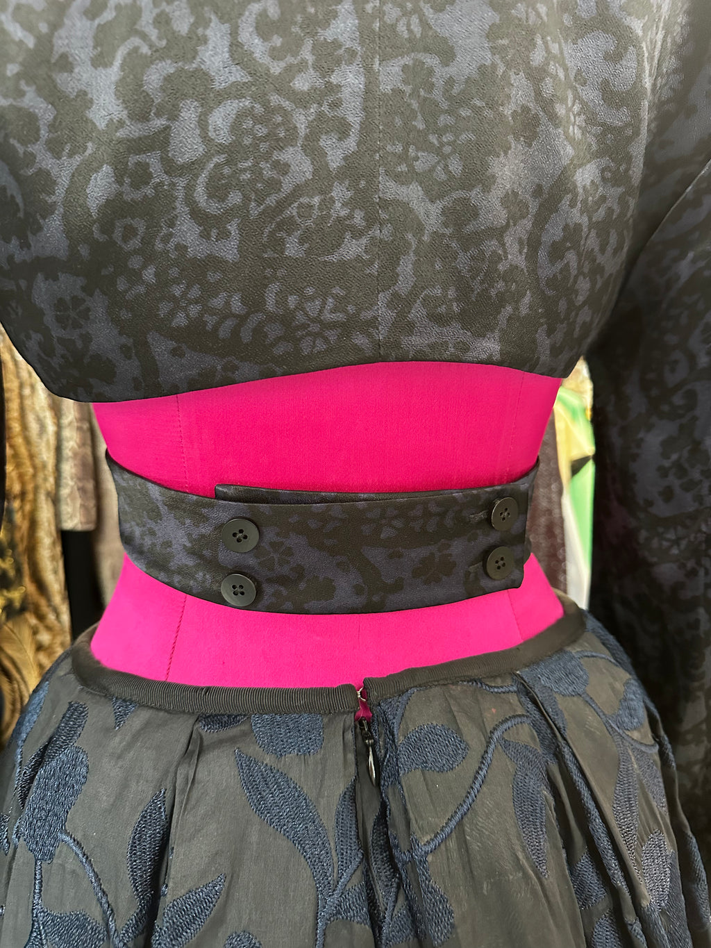 Cropped Blazer with Wrap-Around Straps