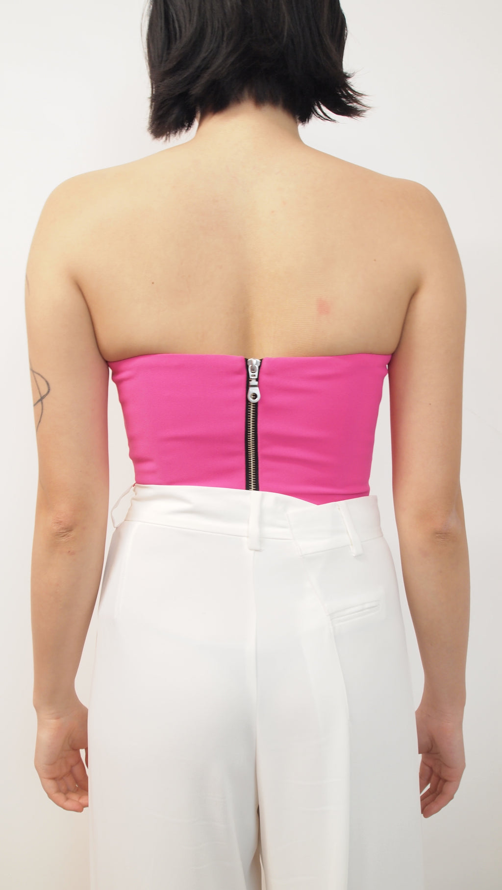 Asymmetrical Belt Trousers