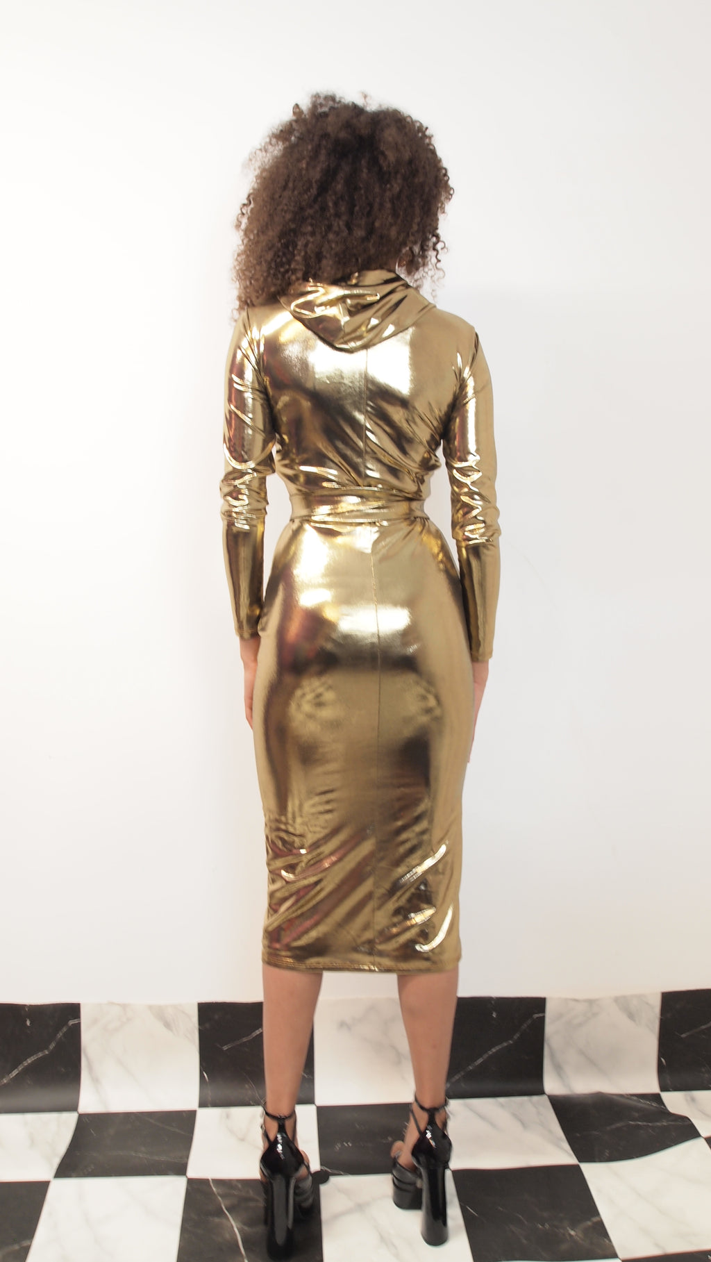Hooded Bodycon Dress