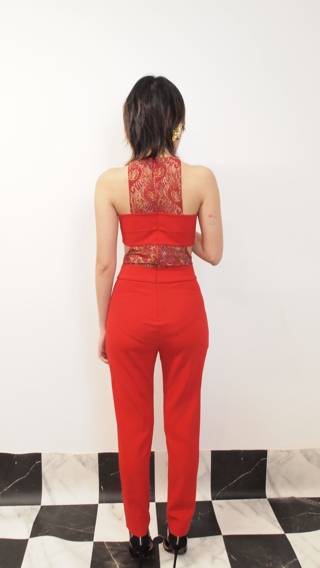 Chinese-embroidered Jumpsuit