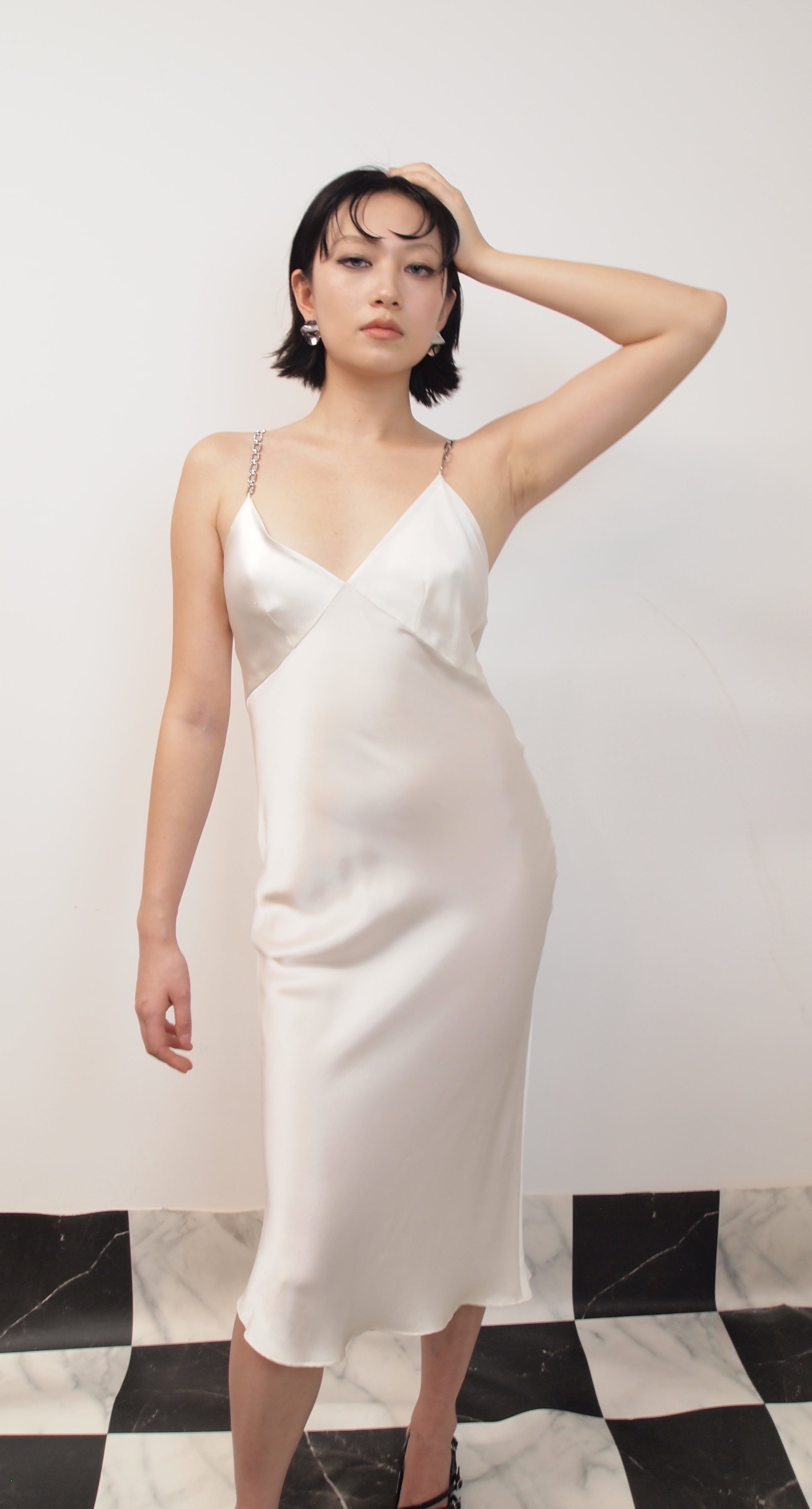 Silk Maxi Slip Dress