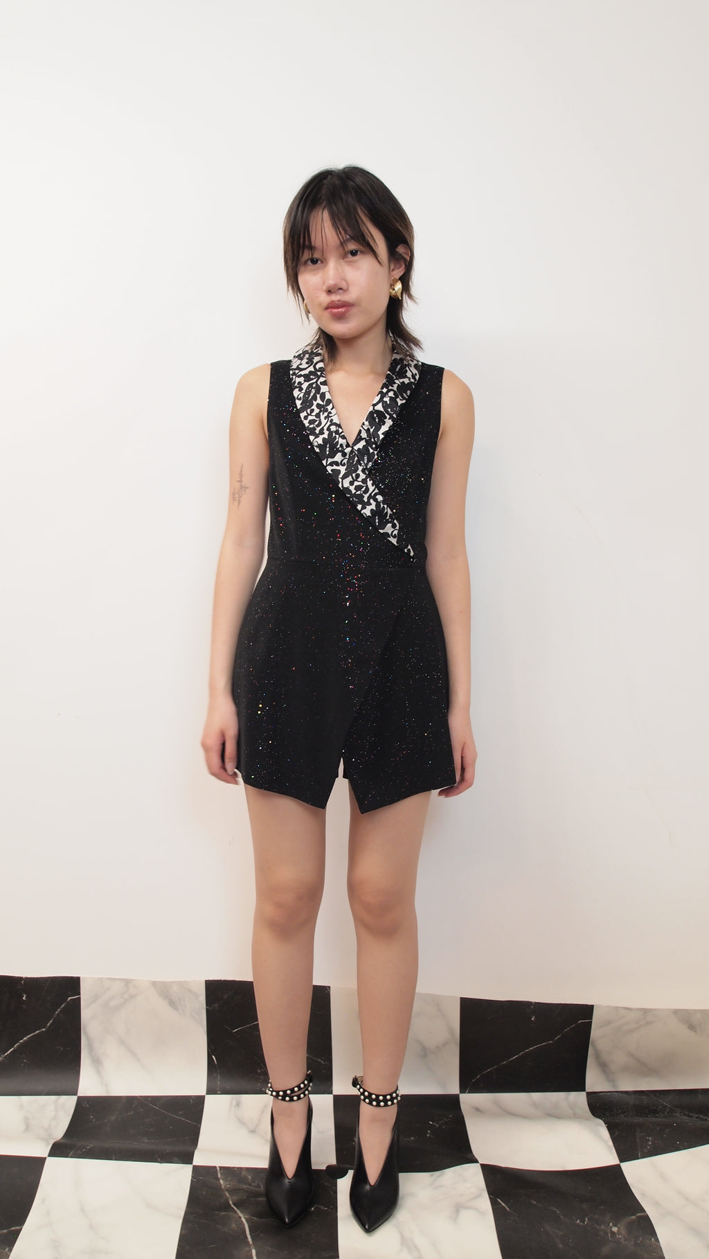 Sleeveless A-line Jumpsuit