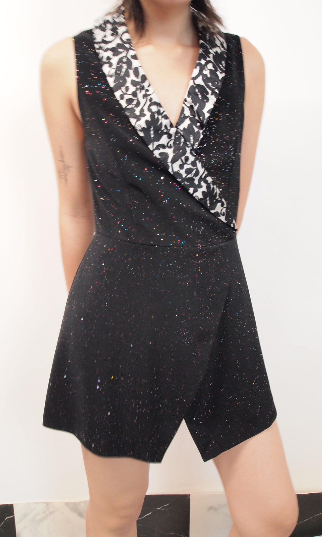 Sleeveless A-line Jumpsuit