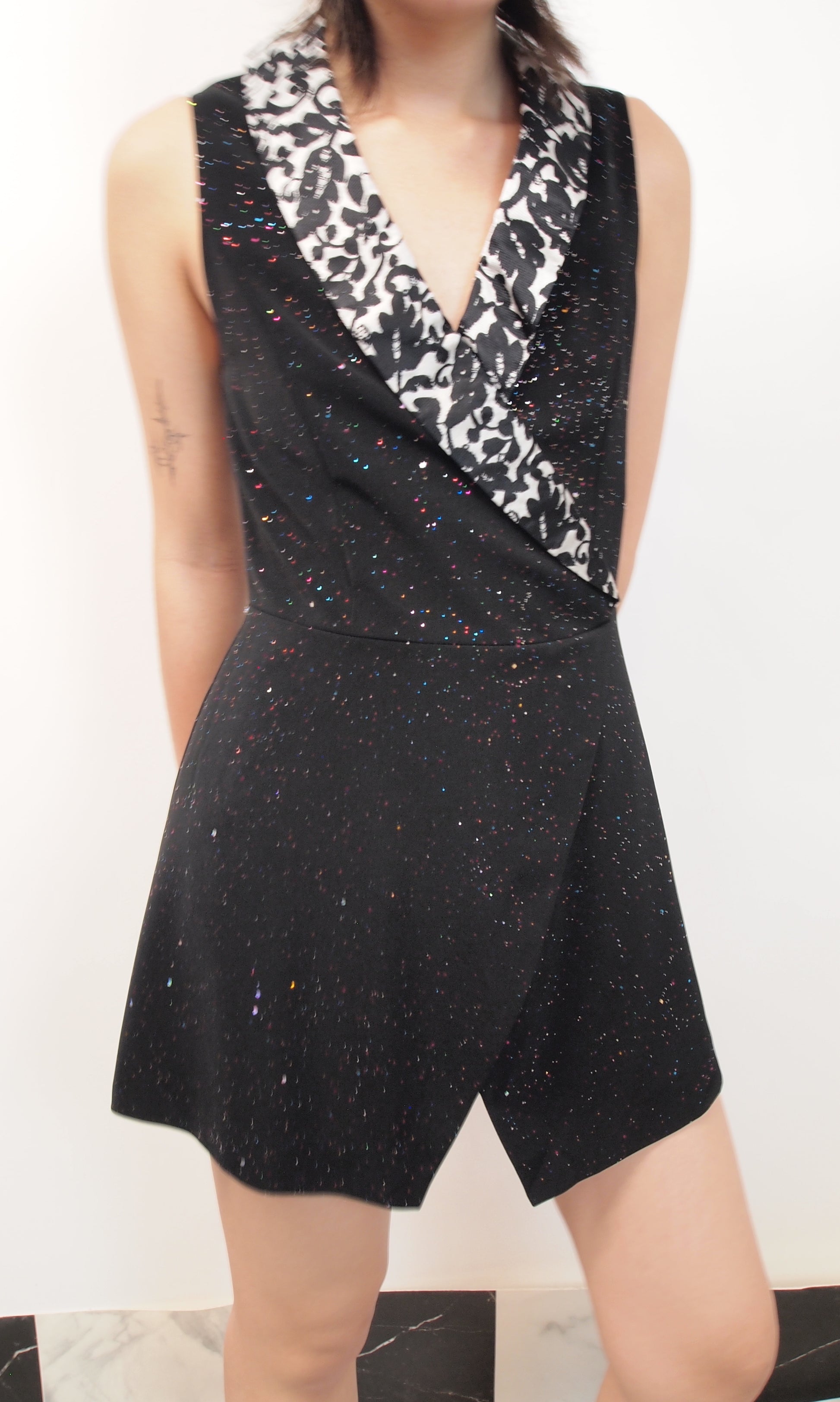 Sleeveless A-line Jumpsuit