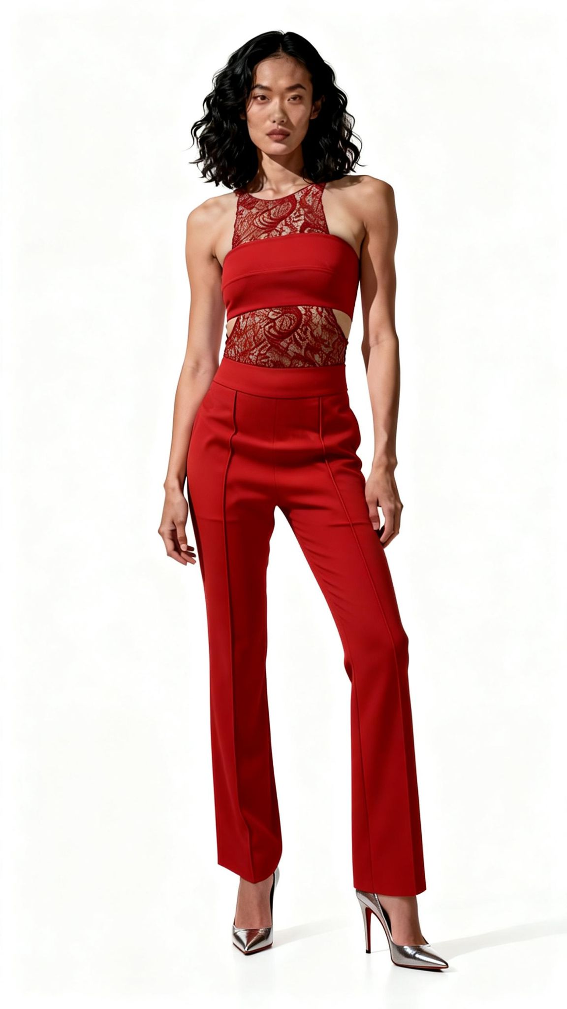 Chinese-embroidered Jumpsuit